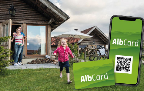 Hotelaufenthalt 2.- 4. Preis Hotelaufenthalt für 2 Pers. (1 Ü/F) auf der Schwäbischen Alb mit Nutzung der AlbCard